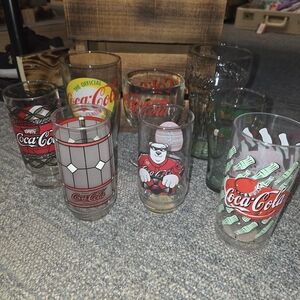 Coca-Cola Themed Glass Set Of 8